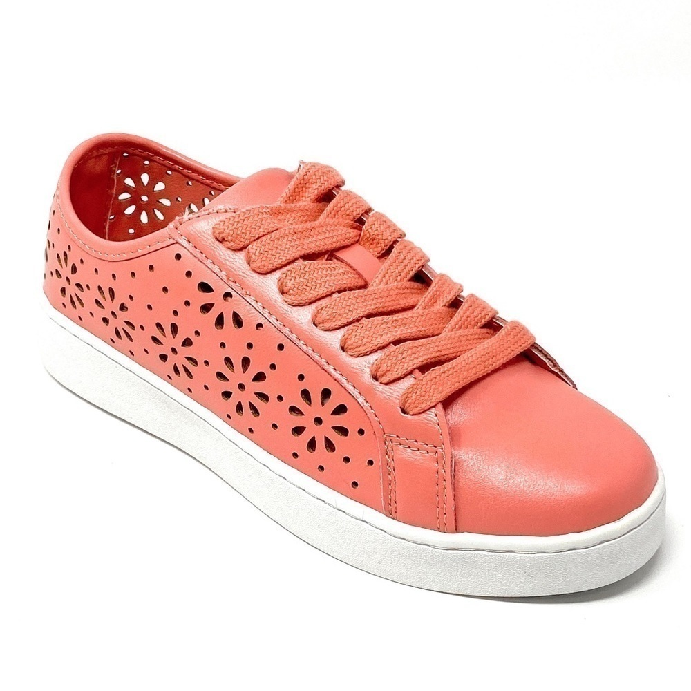 Isaac Mizrahi Live! Tamara Cut Out Sneakers Coral